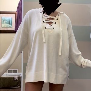 H&M woman’s sweater with hood. Size XL